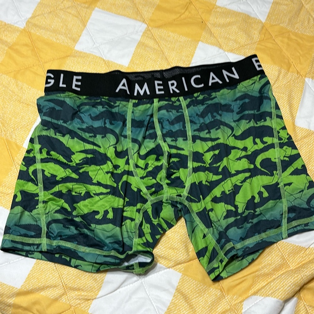 American Eagle Outfitters Green Camo Men's Boxer Briefs